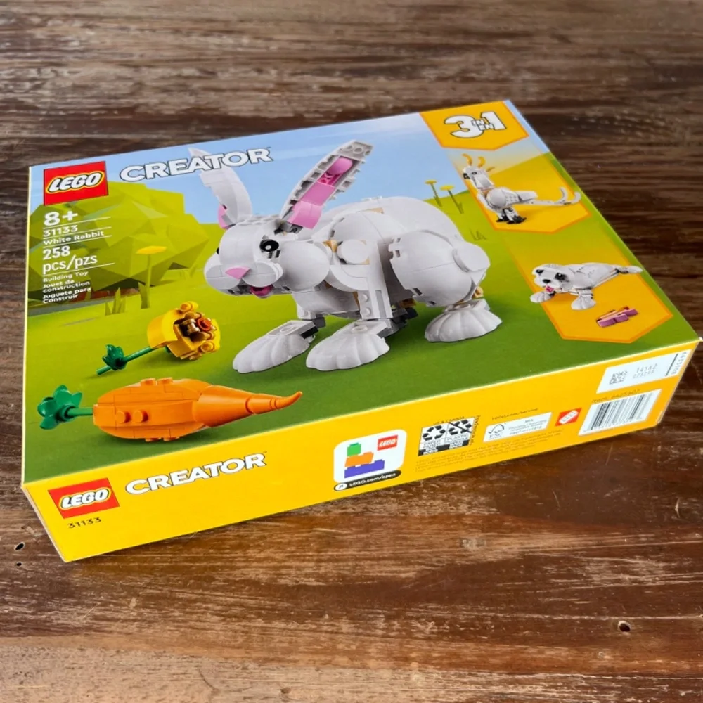 LEGO 3 IN 1 WHITE RABBIT 31133 BRAND NEW/SEALED 258 PIECES - Picture 6 of 9